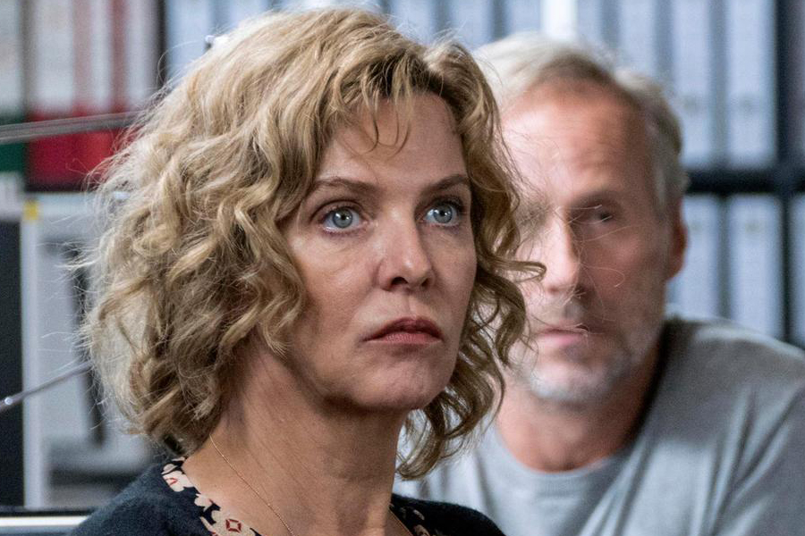 TATORT -  (2015)- Hauptkommissarin Anna Janneke (Margarita Broich), Paul Brix (Wolfram Koch)