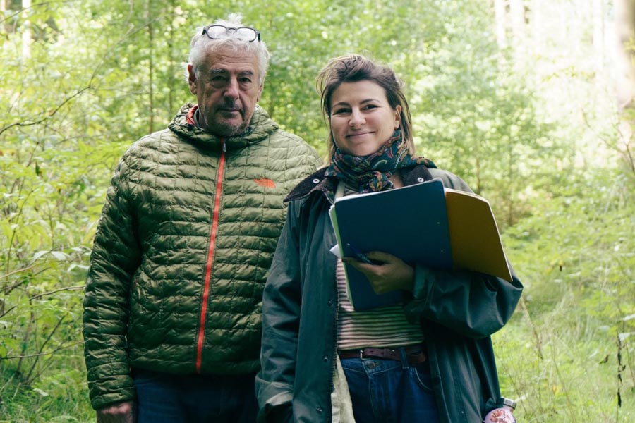 Makig of: ERZGEBIRGSKRIMI - Mord auf dem Jakobsweg (2023) - Lena Imboden (Regieassistentin), Markus Imboden